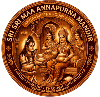 Sri Sri Maa Annapurna Mandir Annakshetra Foundation Logo